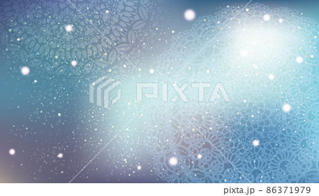 レース模様とグラデーションの背景 レース模様とグラデーションの背景 86371979
