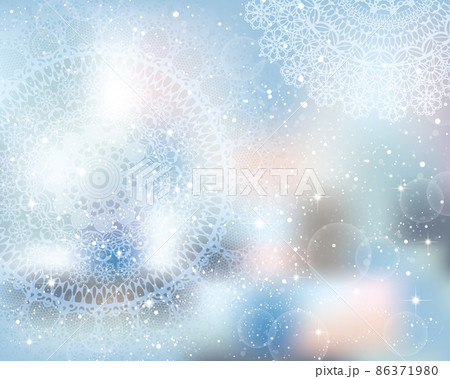 レース模様とグラデーションの背景 86371980