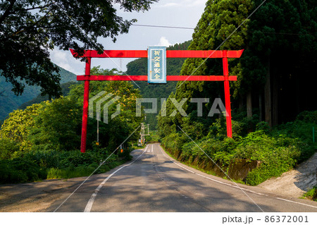 【国道158号】祈交通安全の鳥居 86372001