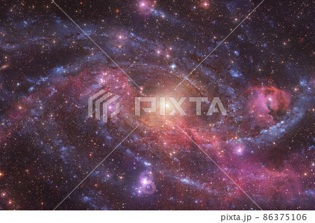 Beautiful galaxy. Elements of this image furnished by NASA 86375106