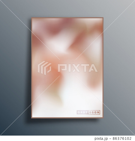 Abstract poster design with colorful gradient texture for wallpaper, flyer, poster, brochure cover, typography or other printing products. Vector illustration 86376102