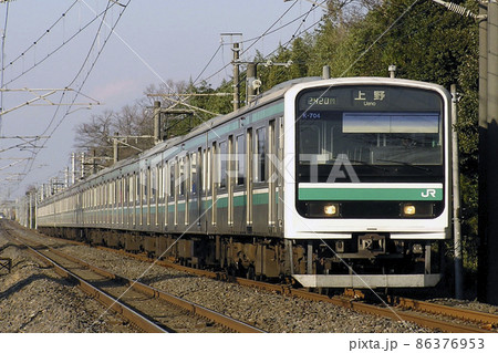 JJ]常磐線E501系列（上野乘車年齡）-照片素材（圖片） [86376953] - PIXTA圖庫