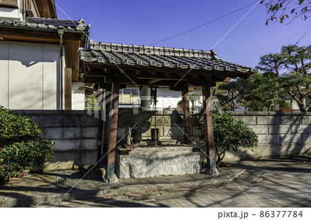 小幡　城下町小幡の町並み　井戸　群馬県甘楽町 86377784