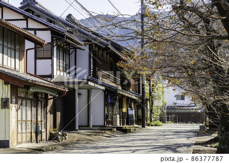 小幡　城下町小幡の町並み　群馬県甘楽町 86377787