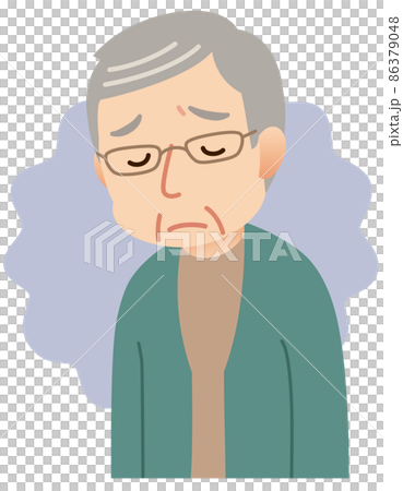 Depressed elderly male depression Depressed elderly male depression 86379048