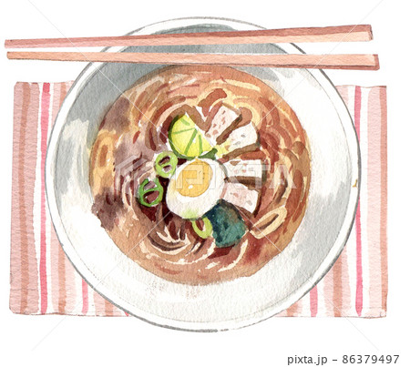 Singapore food traditional watercolor clipart png 86379497