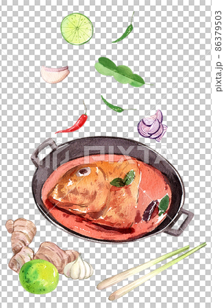 Singapore food traditional watercolor clipart png Singapore food traditional watercolor clipart png 86379503