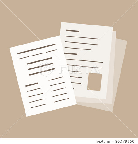 書類縦長 86379950