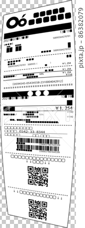 一枚の曲がったレシート 領収書 確定申告 一枚の曲がったレシート 領収書 確定申告 86382079