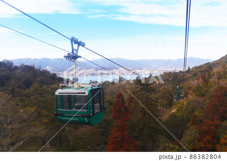 宮島(厳島)の「ロープウェイ」 宮島(厳島)の「ロープウェイ」 86382804