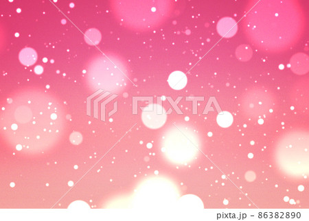 背景素材_イルミネーション_ピンク 86382890