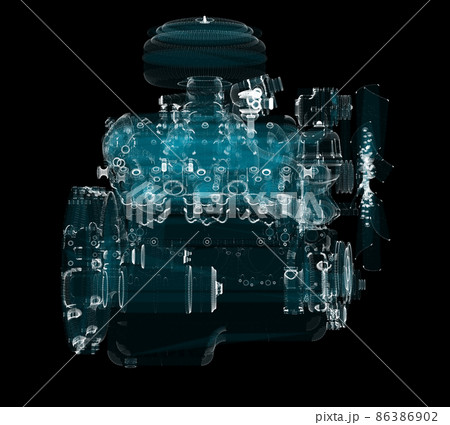 3D rendering, Holographic Particle engine 3D rendering, Holographic Particle engine 86386902