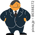 恰幅のいい男性 86388272