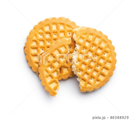 Butter biscuits. Sweet cookies 86388929
