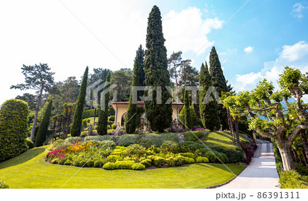 Villa del Balbianello, lake Como, Lenno, italy Villa del Balbianello, lake Como, Lenno, italy 86391311