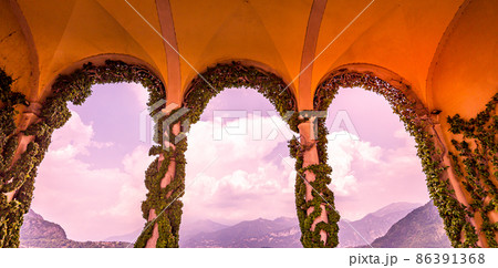 Villa del Balbianello, lake Como, Lenno, italy Villa del Balbianello, lake Como, Lenno, italy 86391368