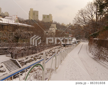 寒い 景色 目 86391608