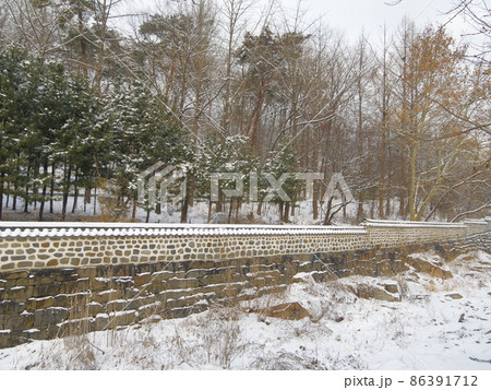風景 景色 冬 86391712