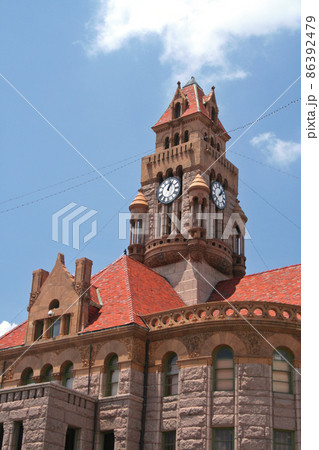 Wise County Courthouse in Downtown Decatur, TX 86392479
