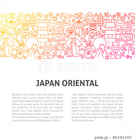 Japan Oriental Line Template 86393205