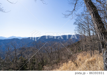 浅間嶺の展望台から見た富士山 浅間嶺の展望台から見た富士山 86393931