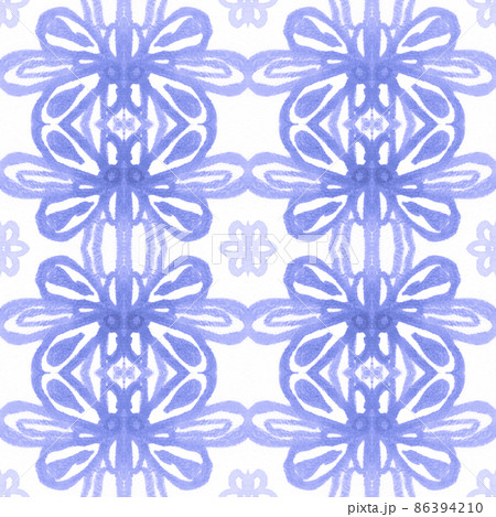 Flowers folk design. Seamless ethnic ornament. Hand drawn bohemian print. Flowers folk design. Seamless ethnic ornament. Hand drawn bohemian print. 86394210