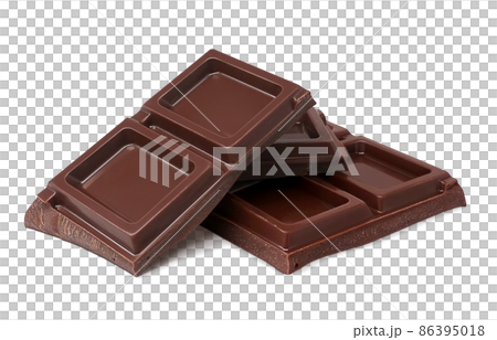 チョコレート イラスト リアル セット チョコレート イラスト リアル セット 86395018