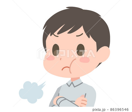 ふくれっつらの男性 ふくれっつらの男性 86396546