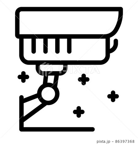 Security camera icon, outline style 86397368