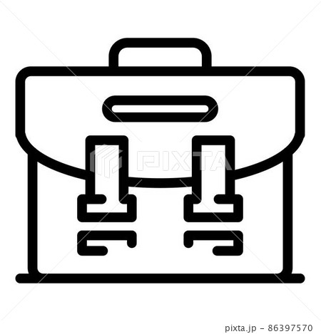 Investigator bag icon, outline style 86397570