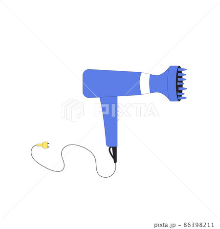 Hairdryer with diffuser nozzle 86398211