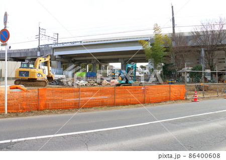 新京成線北初富駅前広場の整備計画　駅前広場入口整備　市道4号線　2022年1月　千葉県鎌ケ谷市初富 86400608