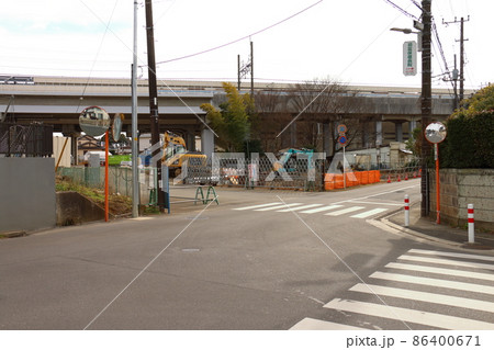 新京成線北初富駅前広場の整備計画　駅前広場入口整備　市道4号線　2022年1月　千葉県鎌ケ谷市初富 86400671