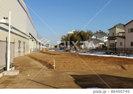 新京成線北初富駅前広場入口整備　市道4号線　2022年1月　千葉県鎌ケ谷市初富 86400740