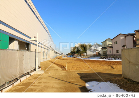 新京成線北初富駅前広場入口整備 市道4号線 2022年1月 千葉県鎌ケ谷市初富 新京成線北初富駅前広場入口整備 市道4号線 2022年1月 千葉県鎌ケ谷市初富 86400743