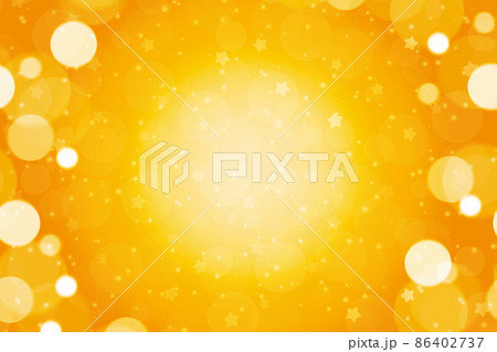 パーティクルなグラデーション背景　横位置　オレンジ 86402737