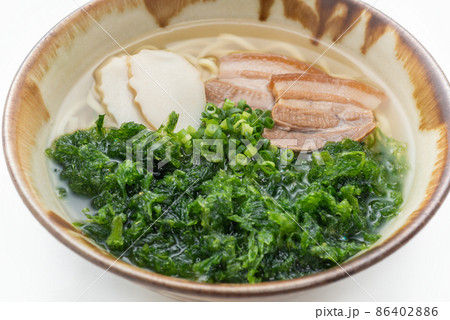 沖縄料理　アーサーそば 86402886