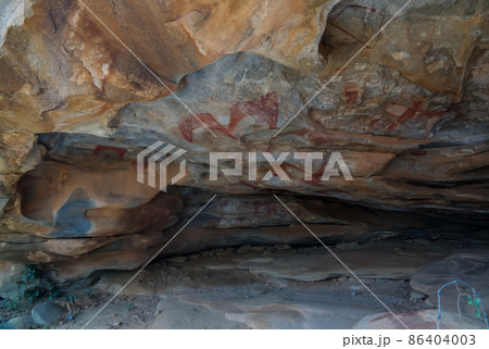 Cave paintings and petroglyphs Laas Geel near Hargeisa Somalia Cave paintings and petroglyphs Laas Geel near Hargeisa Somalia 86404003
