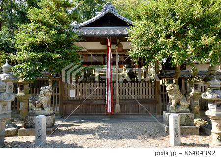 添御縣坐神社拝殿 86404392