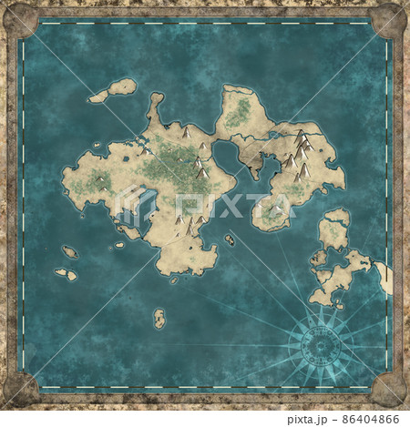 fantasy island map 86404866