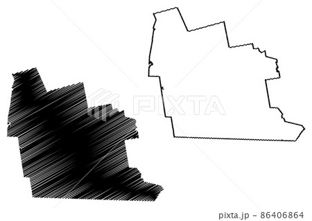 Hillsborough County, New Hampshire (U.S. county, United States of America, USA, U.S., US) map vector illustration, scribble sketch Hillsborough map 86406864