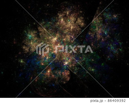 Imaginatory fractal abstract background Image 86409392