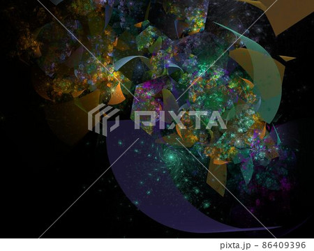 Imaginatory fractal abstract background Image 86409396