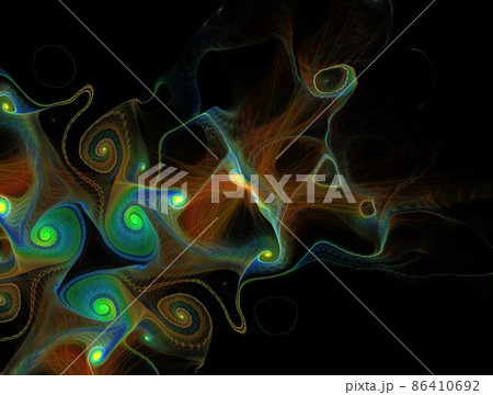 Imaginatory fractal abstract background Image 86410692