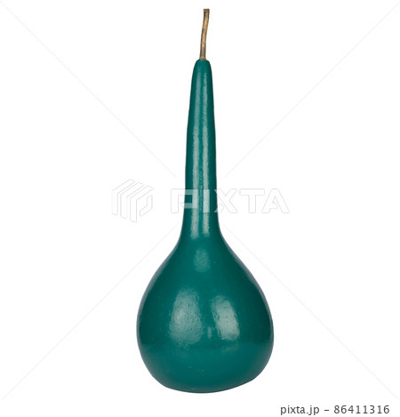 Calabash, Bottle Gourd fruit isolated on white background 86411316