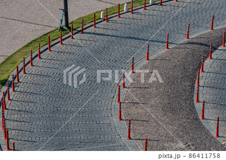 transport infrastructure in the pedestrian zone of the city transport infrastructure in the pedestrian zone of the city 86411758