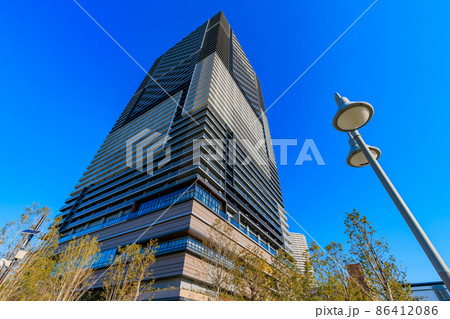 東京 江東区豊洲の都市風景 ブランズタワー豊洲 東京 江東区豊洲の都市風景 ブランズタワー豊洲 86412086