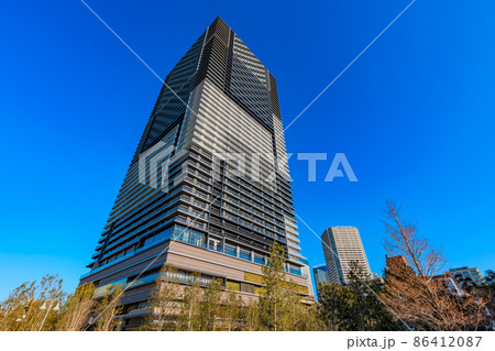 東京　江東区豊洲の都市風景　ブランズタワー豊洲 86412087