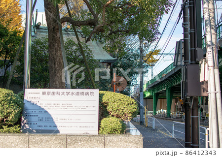 東京歯科大学病院前／東京都 86412343