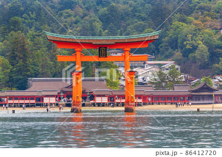 厳島神社　大鳥居 86412720